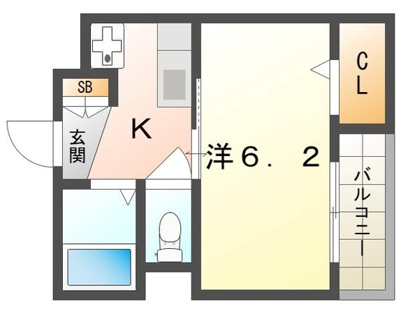 ワイエムカリヤの物件間取画像